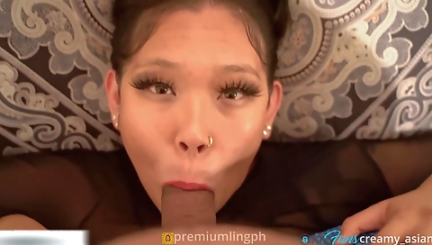 Asian deepthroat video shows me fucking my stepdad