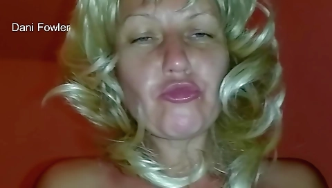 Mature blonde with a hairy pussy gets a big cock inside