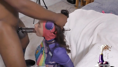 Busty brunette 18+ amateur sex scene with big cock