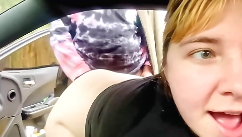 Busty blonde slut has her pussy creampied by a guy