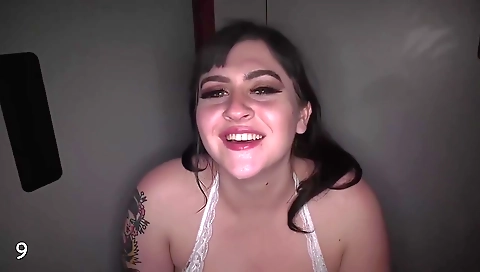 Brunette gets her pussy licked and covered with cum