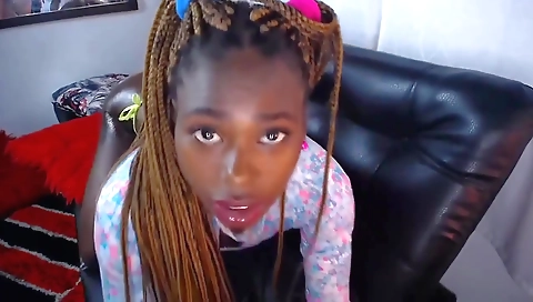 Ebony hottie gets fucked in her ass in a interracial video